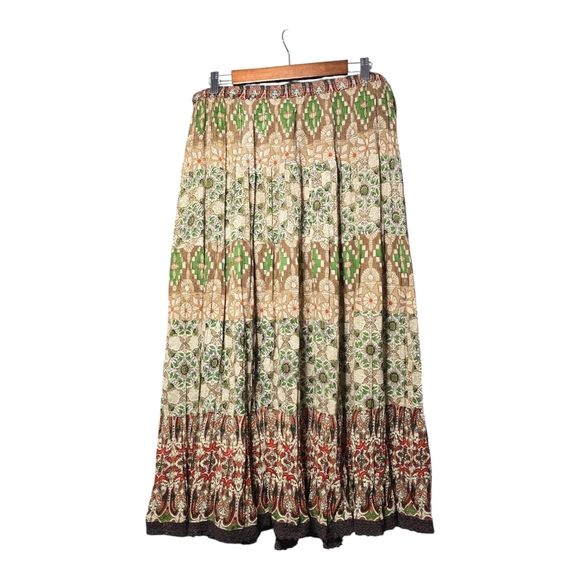 Vintage Notations 90s Peasant Bohemain Broom Skirt - Picture 4 of 8